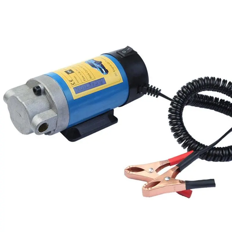 12V 100W Electric Car Oil Transfer Pump Change Gear Pump 0-4L/Min 1
