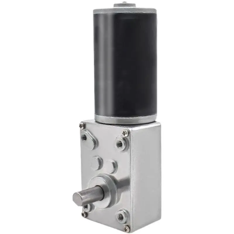 12V 24V Dc Motor Worm Gear High Powerful Torque 95Kg Forward Reversed Reduce Speed Pwm Controller Electric Door Robot 5840-36Zy 1