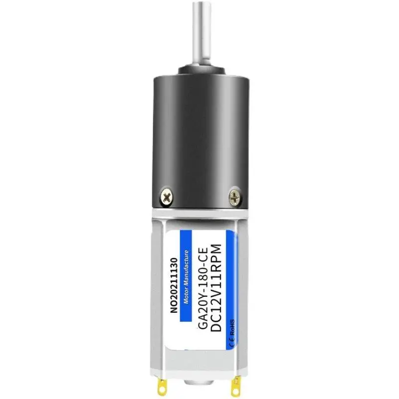 12V 24V Dc Planetary Gear Motor High Torque Reducer Speed 11Rpm-2268Rpm Pwm Controller Forward Reverse Motor Engine Ga20y-180 1