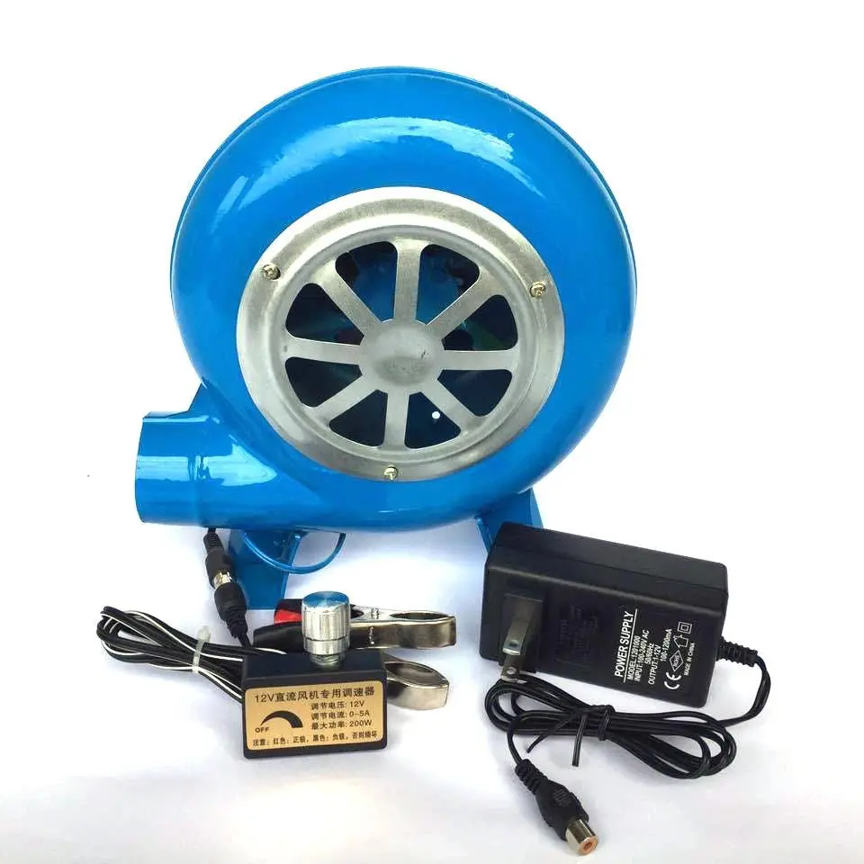 12V Dc Household Blower 30W 40W 60W 80W 100W150w 200W Adjust Air Volume Pwm Ac 220V Blower Fan Barbecue Bbq Air Supply Cooling 1