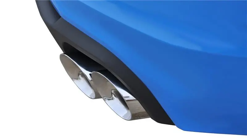 Corsa 2013-2014 Ford Mustang Shelby Gt500 5.8L V8 Polished Sport Axle-Back Exhaust 1