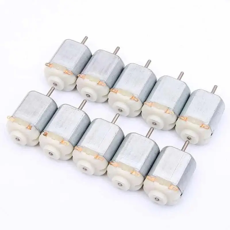 13Pcs 130 Micro Dc Motor 3V-6V 7400Rpm 14000Rpm Miniature Electric Motor Four-Wheel Motor Small Diy Toys Hobbies Smart Car 1