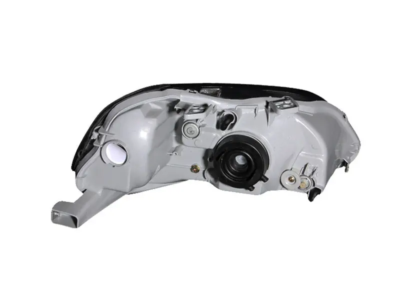 Anzo 1999-2000 Honda Civic Crystal Headlights Black 2