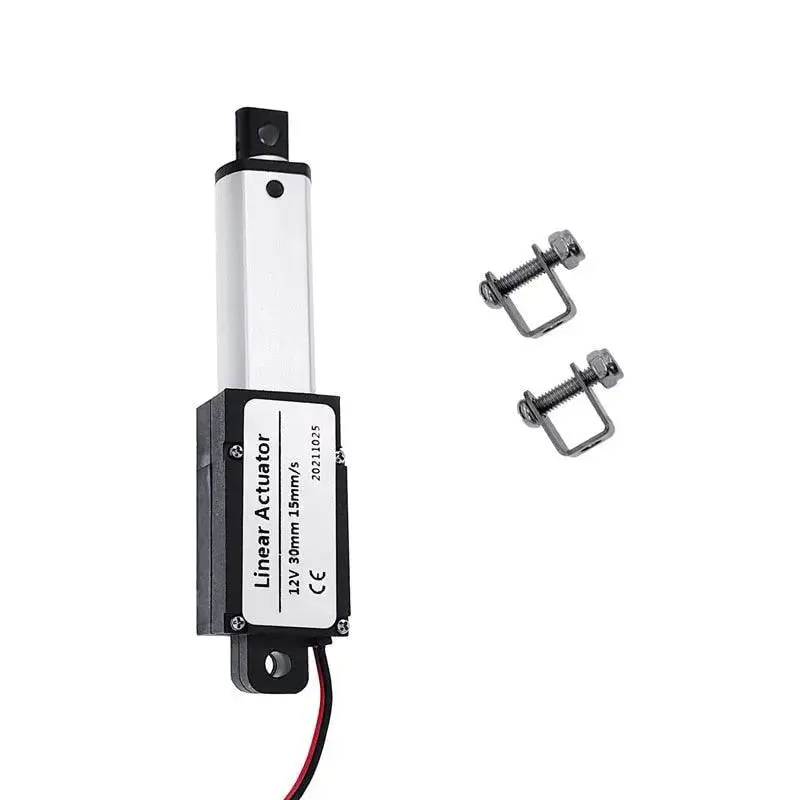 Electric Linear Actuator 30Mm 50Mm Stroke Dc 12V Linear Actuator Motor 30N/60N/90N/150N Linear Motor Controller 1