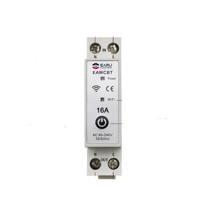 16A 1P 1P+N Wifi Smart Circuit Breaker Time Relay Switch Remote Control By Tuya 1