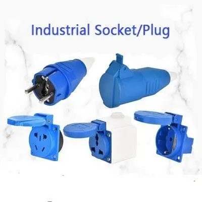 16A 220V-240V 2P+E Ip44 European Specifications Air Conditioning Industrial Plug & Socket 1