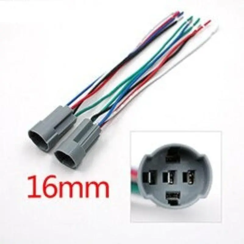 Earu -16Mm Press Metal Push Button Switch 3V 5V 6V 12V 24V 220V 3
