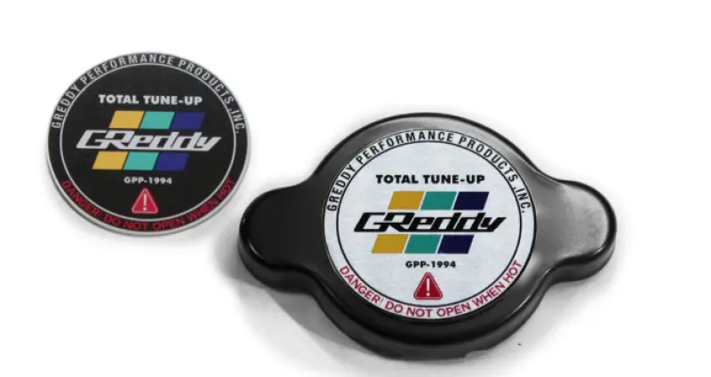 Greddy Type-S No Relief Radiator Cap Most Nissan / Subaru / Mazda / Mitsubishi / Some Toyota - Black 1