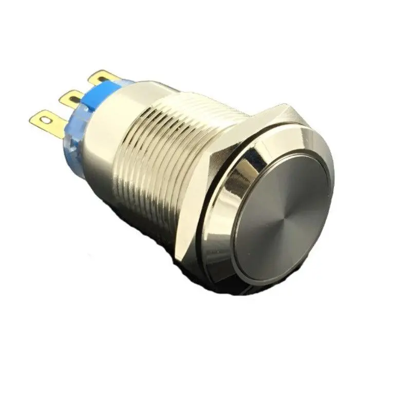 Earu -19Mm Momentary Doorbell Bell Horn Push Button Switch Stainless Steel 1