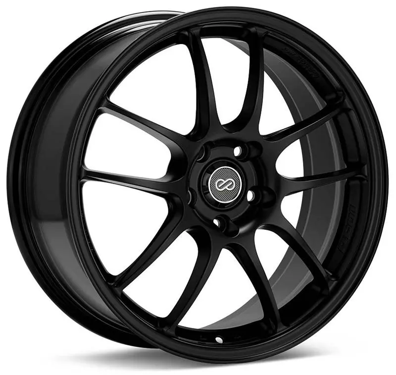 Enkei Pf01ss 17X9 5X114.3 60Mm Offset 75Mm Bore Diameter Matte Black Wheel 1