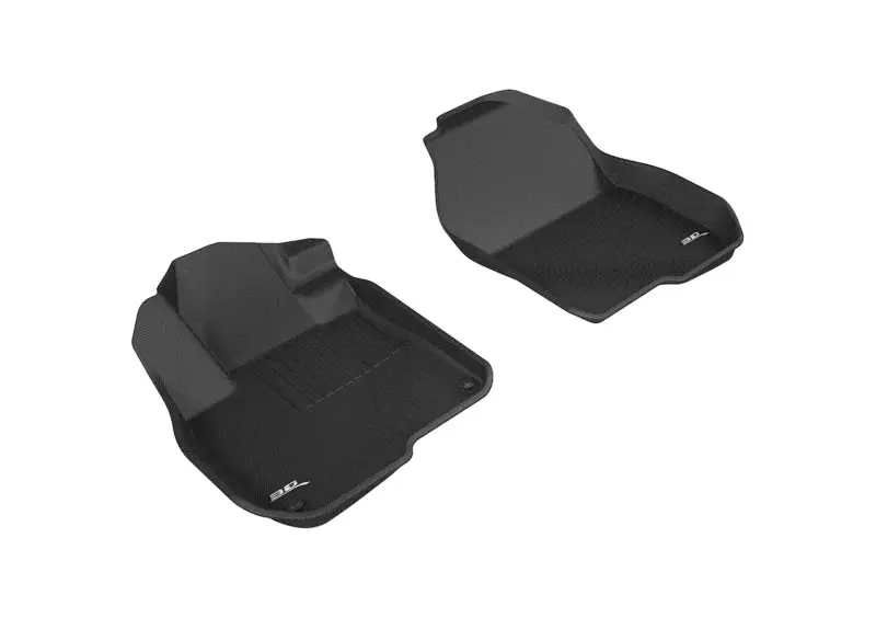 3D Maxpider 2017-2020 Honda Cr-V Kagu 1St Row Floormat - Black 1