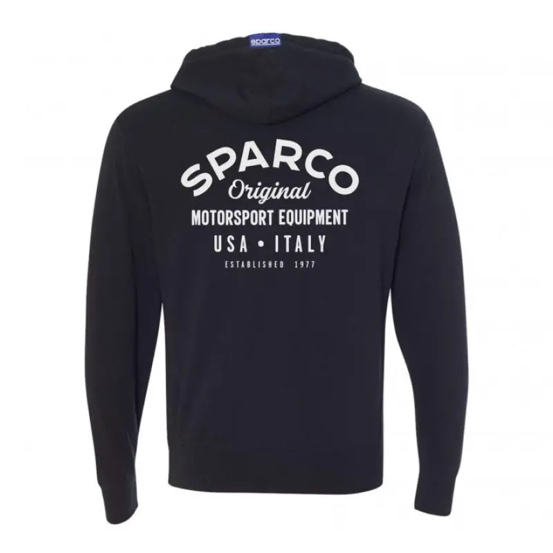 Sparco Sweatshirt Zip Garage Blk - Xl 1