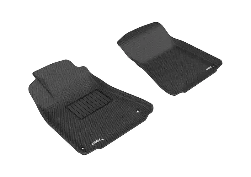 3D Maxpider 2006-2013 Lexus Is Kagu 1St Row Floormat - Black 1