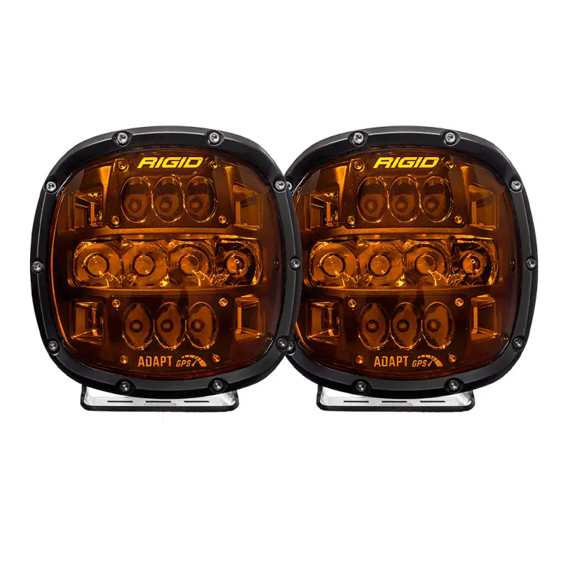 Rigid Industries Adapt Xp W/ Amber Pro Lens (Pair) 1