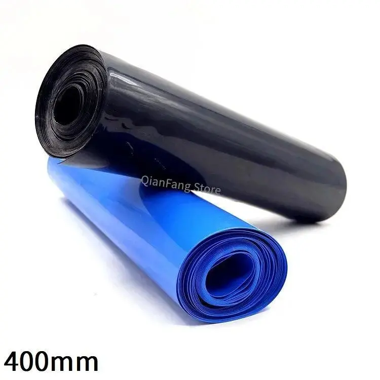 1M/Roll Pvc Heat Shrink Tube 400Mm Diameter/ Blue Black Optional 1