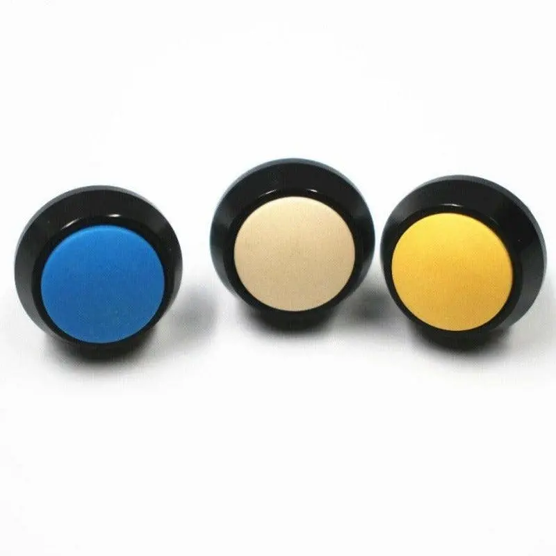 Earu -1Pc 12Mm Black Momentary Power Push Button Siwtch 3