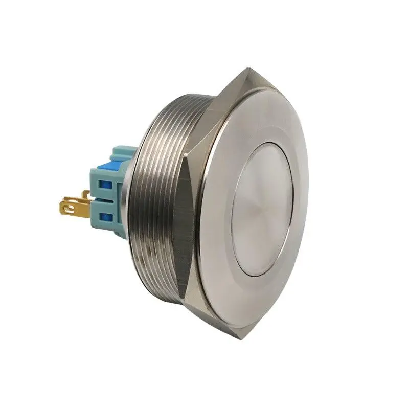 Earu -1Pc 25Mm Metal Stainless Steel Waterproof Latching Push Button 1