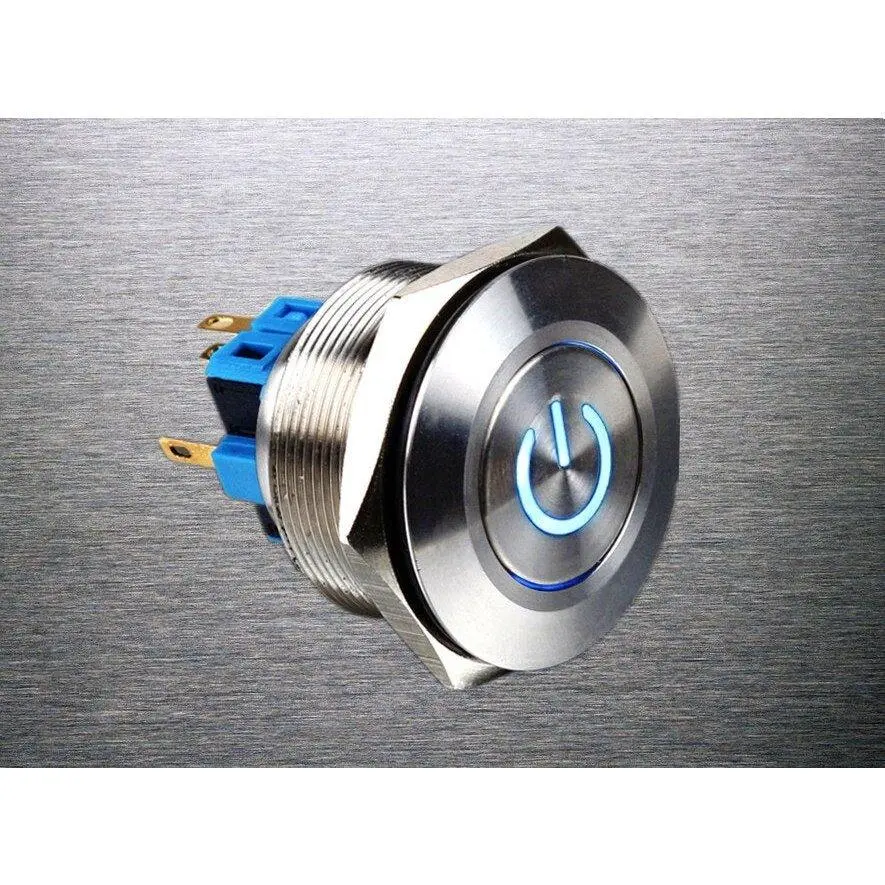 Earu -1Pc 30Mm Metal Latching Led Push Button Switch 1