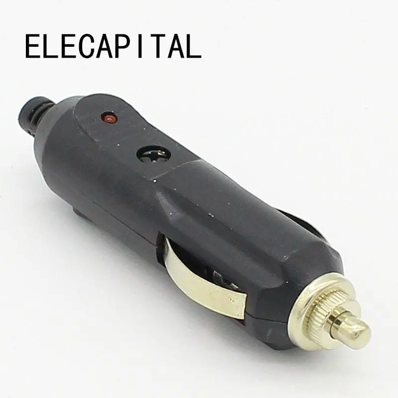 1Pc Car Cigarette Lighter Plug Adapter Led Fuse 12V 12 Volt Dc Auto Vehicle 1