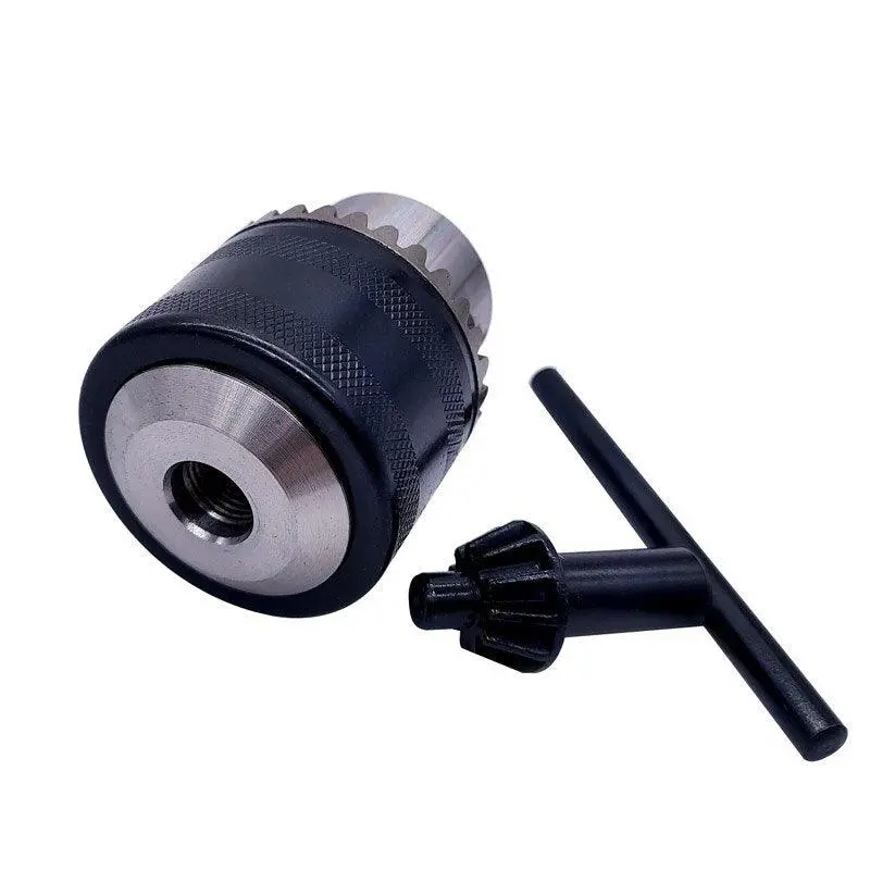1Pcs 1-13Mm 3-16Mm B16 B18 1/2 Thread Drill Chuck Conversion Drill Chuck Wrench Into Electric Drill Keyless 3 Jaw Chuck 1