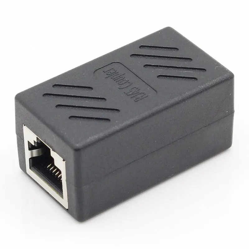 1Pcs Colorful Female To Female Network Lan Connector Adapter Coupler Extender Rj45 Ethernet Cable Extension Converter 1