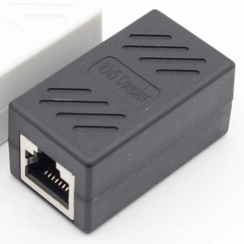 1Pcs Colorful Female To Female Network Lan Connector Adapter Coupler Extender Rj45 Ethernet Cable Extension Converter 2