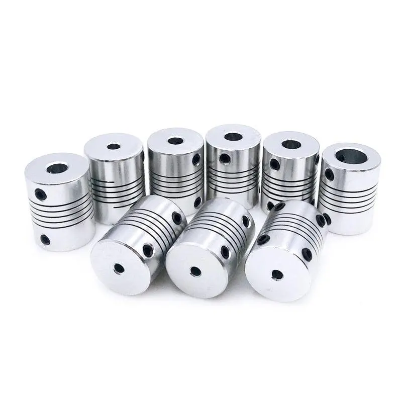 1Pcs D19*L25 Aluminium Flexible Jaw Shaft Coupling 5 8 6.35Mm 8Mm 10Mm 1
