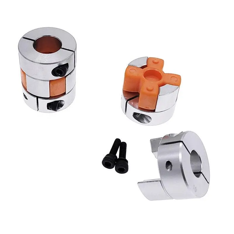1Pcs D25l30 Shaft Coupler Flexible Jaw Spider Plum Coupling Shaft Coupler 6.35/8/9.5/10/12Mm Stepper Motor 2