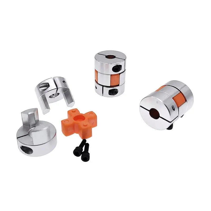 1Pcs D25l30 Shaft Coupler Flexible Jaw Spider Plum Coupling Shaft Coupler 6.35/8/9.5/10/12Mm Stepper Motor 5