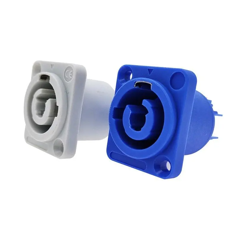 1Pcs Stage Light Led Power Cable Plug Socket 3 Pin Panel Powercon Professional Audio Power Plug Connector 1
