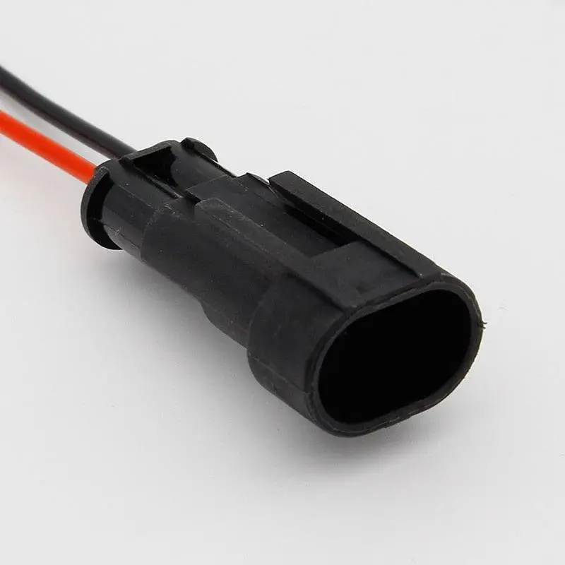 2 Pin Way Sealed Waterproof Electrical Wire Connector Plug Set Auto Connectors With Cable 2