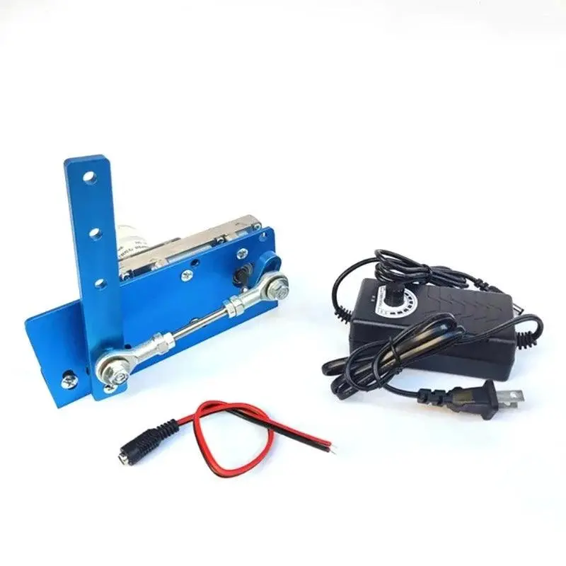 20-120° Reciprocating Swing Actuator Dc 12V 24V With Power Adapter Pwm Gear Motor Diy Robot Drive Arm Speed Angle Adjustable 1