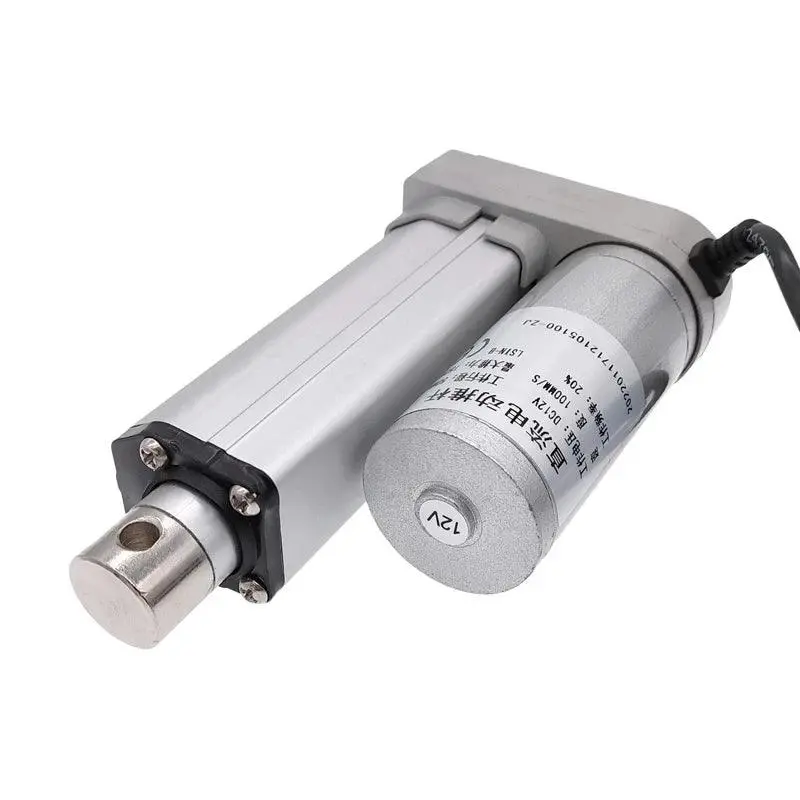 2000N Electric Dc Linear Actuator 12V 24V Telescopic Stroke 50Mm 100Mm 200Mm 250Mm 300Mm 350Mm Motor Automatic Dc Lift Actuador 3
