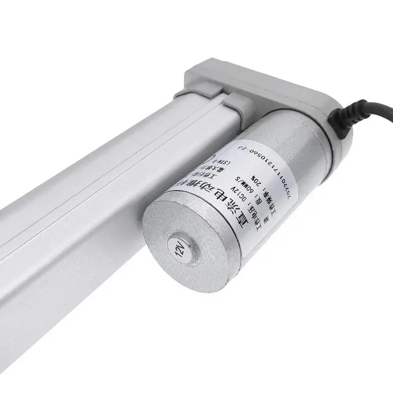 2000N Electric Dc Linear Actuator 12V 24V Telescopic Stroke 50Mm 100Mm 200Mm 250Mm 300Mm 350Mm Motor Automatic Dc Lift Actuador 4