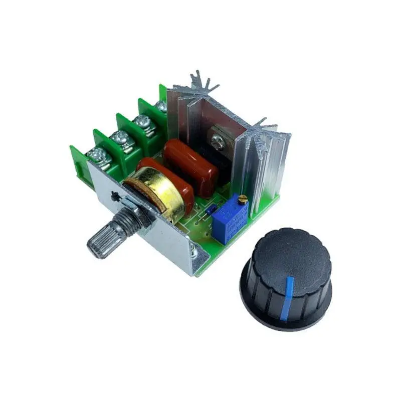 2000W Adjustable Motor Speed Controller Voltage Regulator Ac Motor Speed Controller 50-220V 25A 1