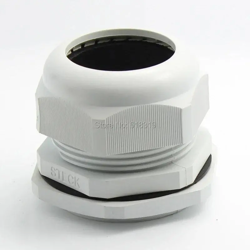 200Pcs/Lot Pg7 Cable Gland Ip68 Waterproof Connector Diameter 3-6.5Mm Nylon Plastic Wire Glands 1