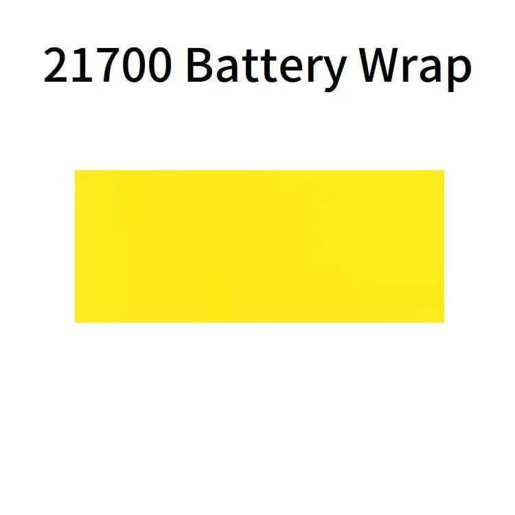 20 or 500 pcs PVC Heat-Shrink Battery Film Tape for 21700 Cells – Precut Insulating Sleeves for Battery Wrapping - Image 10