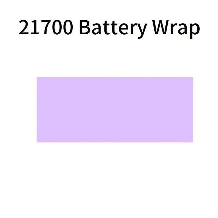 20/500Pcs 21700 Battery Film Tape Pvc Heat Shrink Tube Precut Shrinkable Sleeve Tubing Protect Pipe Cover For Batteries Wrap 3