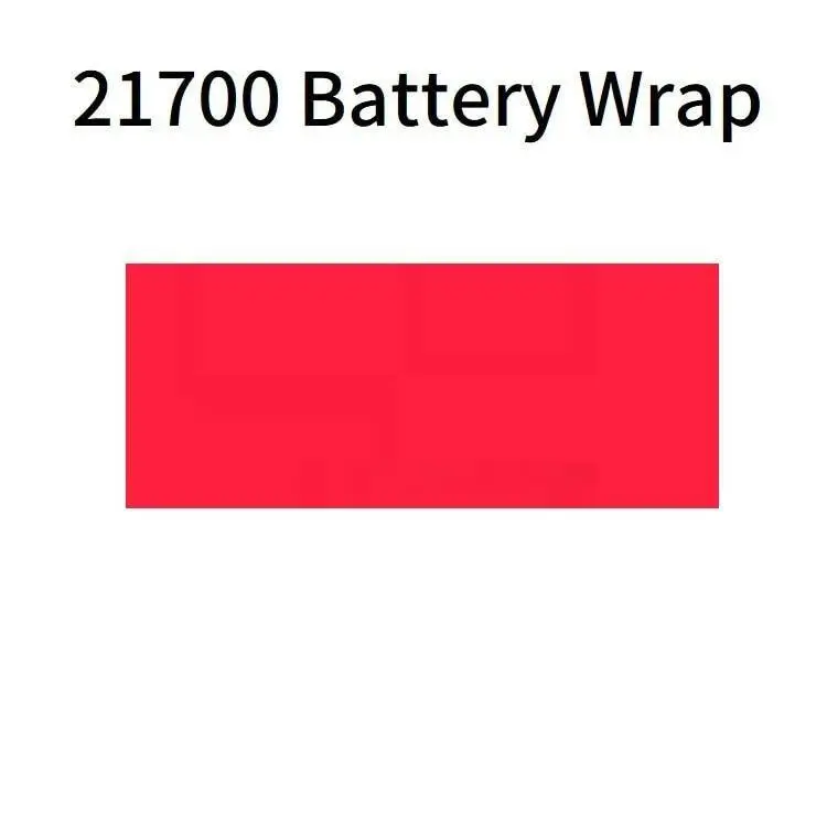 20/500Pcs 21700 Battery Film Tape Pvc Heat Shrink Tube Precut Shrinkable Sleeve Tubing Protect Pipe Cover For Batteries Wrap 11