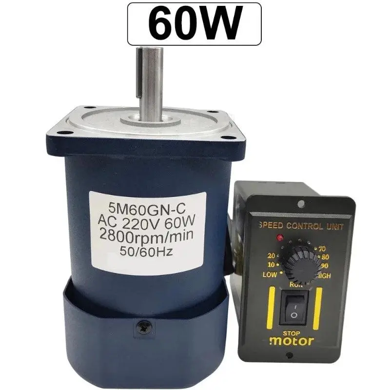 220V Ac Motor 60W Single Phase High Speed 1400Rpm 2800Rpm Electric Motor Speed Controller Reversed For High-End Smart Devices 1