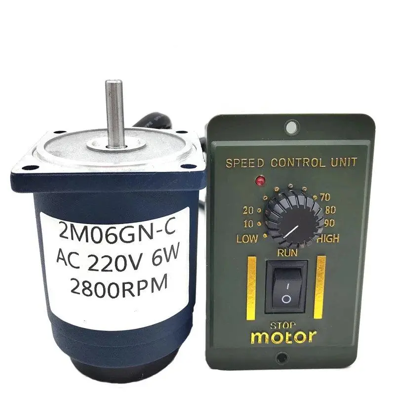220V Ac Motor 6W Single Phase High Speed 1400Rpm 2800Rpm Electric Motor Speed Controller Reversed For High-End Smart Devices 1