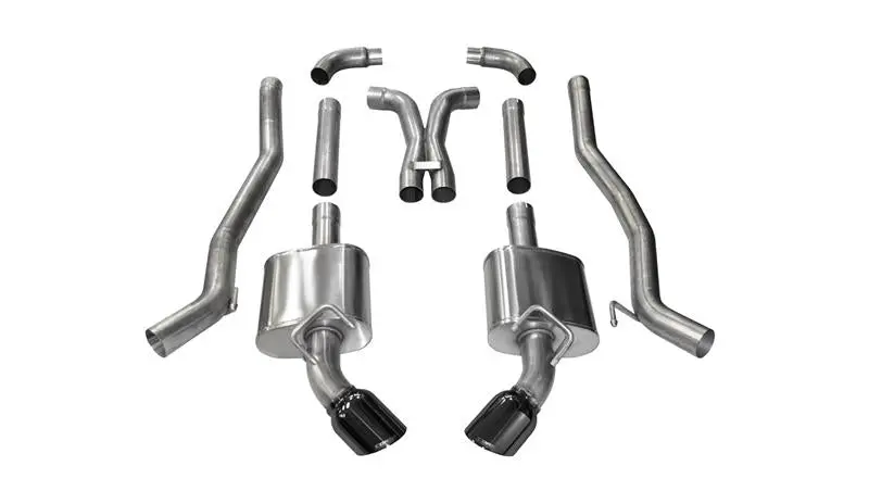 Corsa 2011-2015 Chevrolet Camaro Ss 6.2L V8 Manual Black Xtreme 3In Cat-Back 1