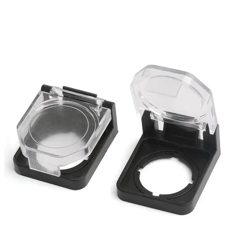 22Mm Pushbutton Switch Signal Light Protection Transparent Cover Pushbutton Switch Accessory Accessory Dust Cover 1