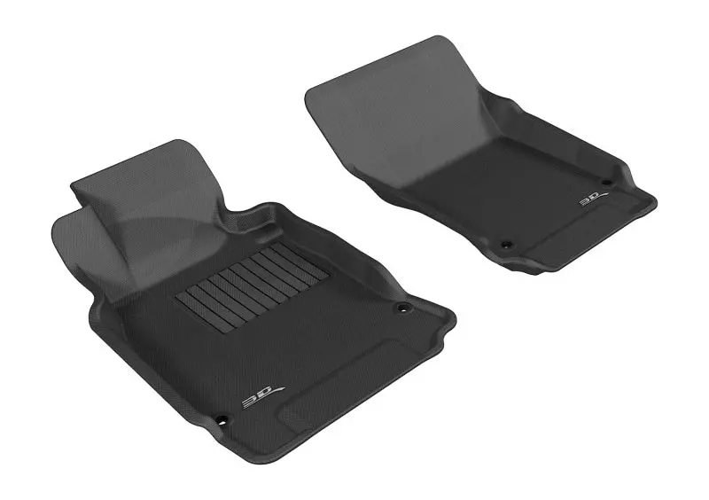 3D Maxpider 2011-2019 Infiniti Q70/M37 Kagu 1St Row Floormat - Black 1