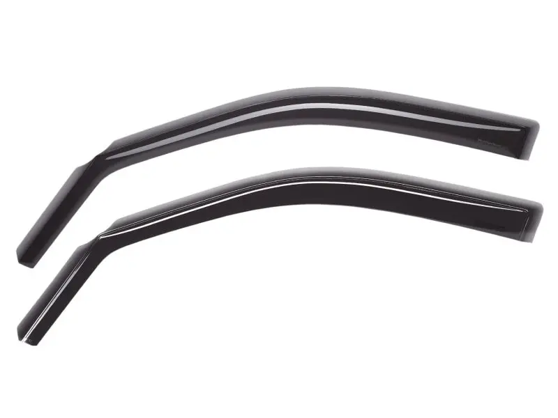 Weathertech 2016+ Toyota Tacoma (Double Cab) Front Side Window Deflectors - Dark Smoke 1
