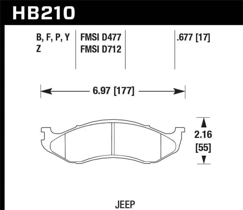 Hawk Lts Street Brake Pads 1