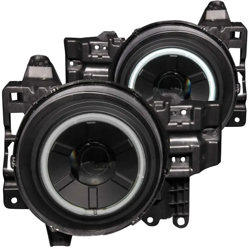 Anzo 2007-2013 Toyota Fj Cruiser Projector Headlights W/ Halo Black 1