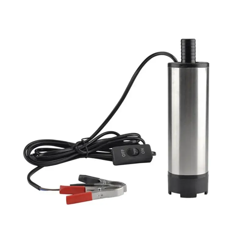 24V Dc Portable  Micro-Pump 38Mm Diameter/ Submersible Pump/ Diesel Pump Oil Self-Priming Pump Tube Diameter 1.6Cm 1