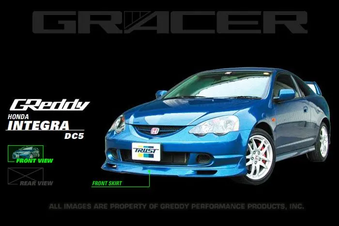Greddy 02-04 Acura Rsx Urethane Front Lip Spoiler ** Must Ask/Call To Order** 1