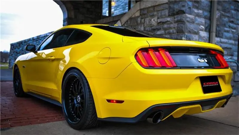 Corsa 2015-2024 Ford Mustang Gt 5.0 3In Double X Pipe Will Fit Factory Exhaust 1